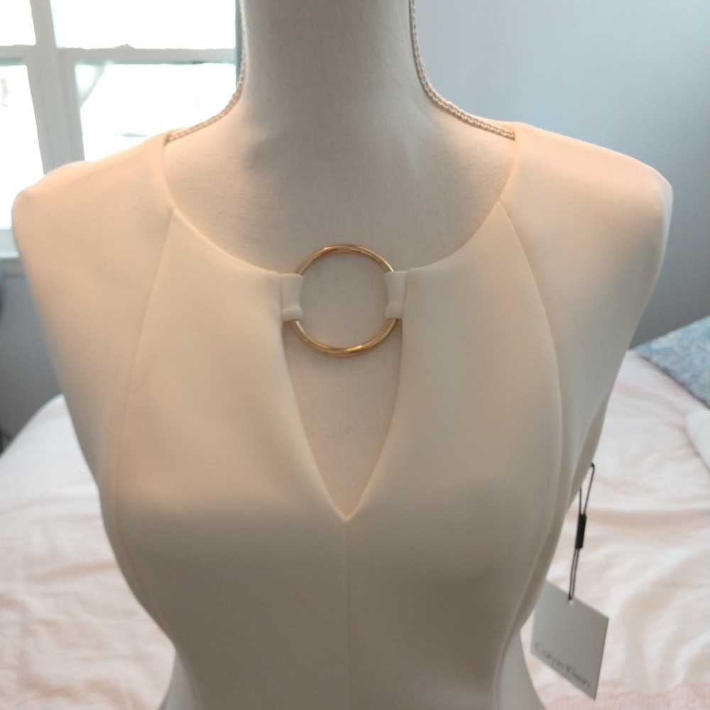 NWT Calvin Klein White Dress